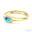 Marquise Shape Gemstone & Halo Diamond Ring