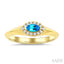 Marquise Shape Gemstone & Halo Diamond Ring