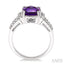 Cushion Shape Gemstone & Diamond Ring