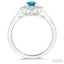 Oval Shape Gemstone & Halo Diamond Ring