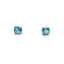 Blue Topaz Stud Earrings