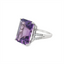 Amethyst & Diamond Fashion Ring