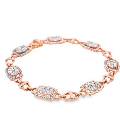 Lovebright Fancy Link Diamond Bracelet