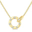 Diamond Circle Necklace