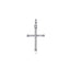 Sterling Silver Twisted Cross Pendant
