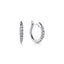 Diamond Huggie Hoop Earrings