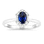 Sapphire & Diamond Fashion Ring