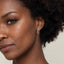 Bujukan Diamond J-Hoop Earrings