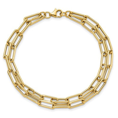 Double-Layer Paperclip Bracelet