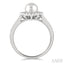 Pearl & Halo Diamond Ring