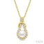 Pearl & Diamond Fashion Pendant