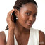 Pearl & Petite Diamond Huggie Fashion Earrings