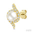 Pearl & Diamond Fashion Earrings
