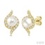 Pearl & Diamond Fashion Earrings