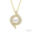 Pearl & Diamond Fashion Pendant