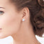 Pearl & Petite Halo Diamond Fashion Earrings