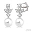 Pearl & Diamond Fashion Earrings
