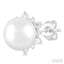Pearl & Petite Diamond Fashion Earrings