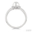 Pearl & Petite Halo Diamond Fashion Ring
