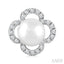 Clover Pearl & Petite Diamond Earrings