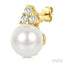 Pearl & Diamond Fashion Earrings