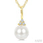 Pearl & Diamond Fashion Pendant