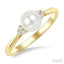 Pearl & Diamond Fashion Ring