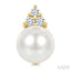 Pearl & Diamond Fashion Earrings