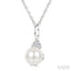 Pearl & Diamond Fashion Pendant