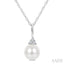 Pearl & Diamond Fashion Pendant