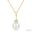 Pearl & Diamond Fashion Pendant