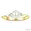 Pearl & Diamond Fashion Ring