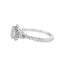 Pear Diamond Halo Engagement Ring