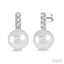 Pearl & Diamond Fashion Earrings