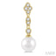 Pearl & Diamond Fashion Earrings