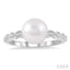 Pearl & Diamond Fashion Ring