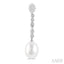 Pearl & Lovebright Diamond Fashion Long Earrings