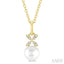 Pearl & Petite Diamond Fashion Pendant