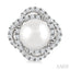 Pearl & Petite Diamond Fashion Earrings