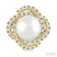 Pearl & Petite Diamond Fashion Earrings