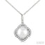 Pearl & Petite Diamond Fashion Pendant