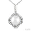 Pearl & Petite Diamond Fashion Pendant