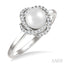 Pearl & Petite Diamond Fashion Ring