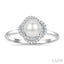 Pearl & Petite Diamond Fashion Ring