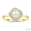 Pearl & Petite Diamond Fashion Ring