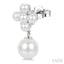 Pearl & Diamond Fashion Earrings