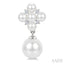 Pearl & Diamond Fashion Earrings
