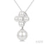 Pearl & Diamond Fashion Pendant