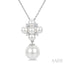 Pearl & Diamond Fashion Pendant
