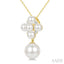 Pearl & Diamond Fashion Pendant